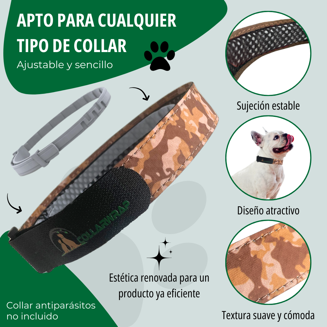 Funda Collar Aniparasitario Camuflaje COLLARWRAP, , large Imagen numero 3